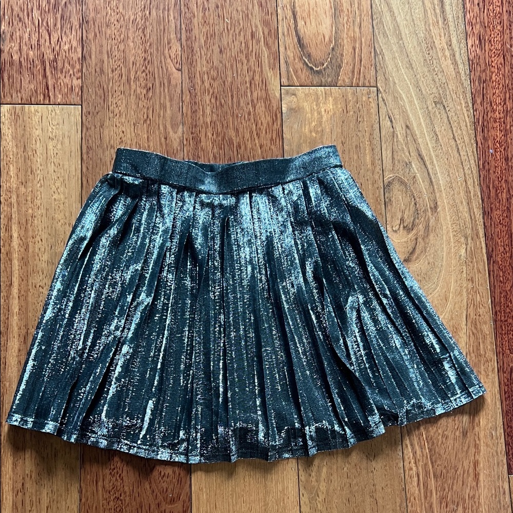 Garage Metallic Black Mini Skirt